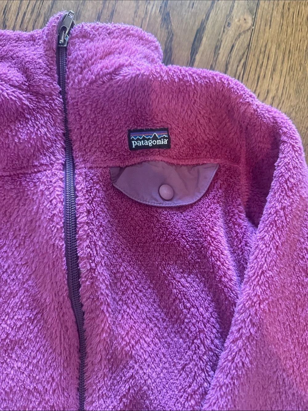 Patagonia Kids Pink Fleece Jacket